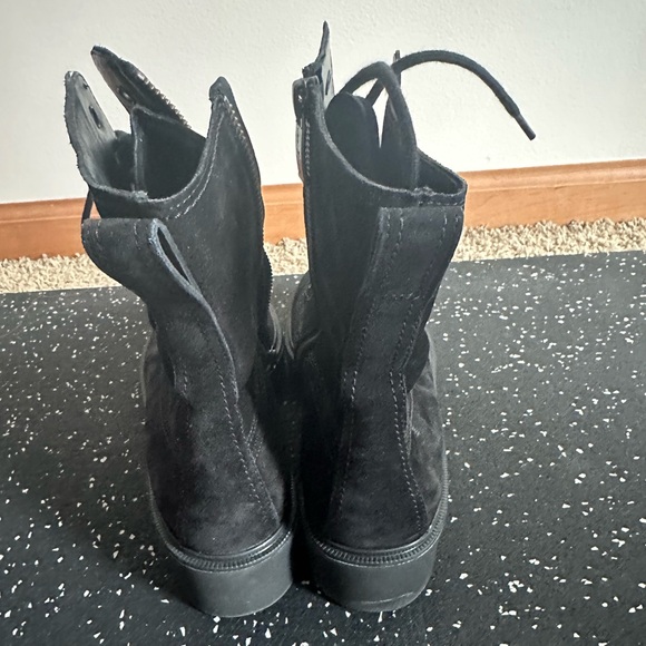 Paul Green black suede boots - Picture 6 of 9